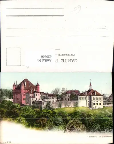 620306,Lausanne Le chateau Schloss