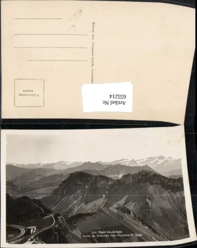 655214,Montreux Les Alpes Vaudoises Vues du Sommet des Rochers de Naye