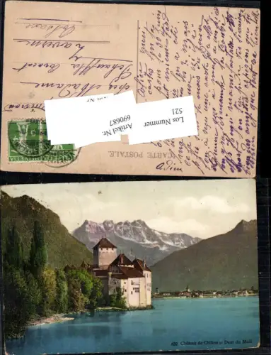 690687 Montreux Chillon Dent du Midi Waadt
