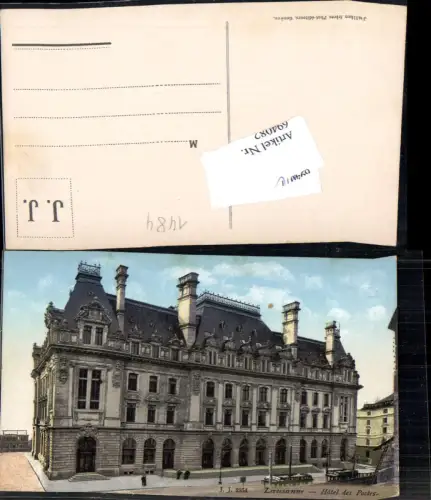 694082 Lausanne Hotel des Postes