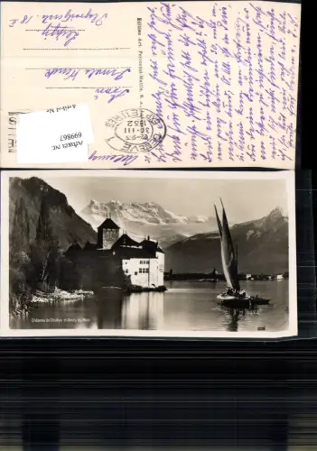 699867 Schloss Chillon Dents du Midi Montreux Veytaux Waadt