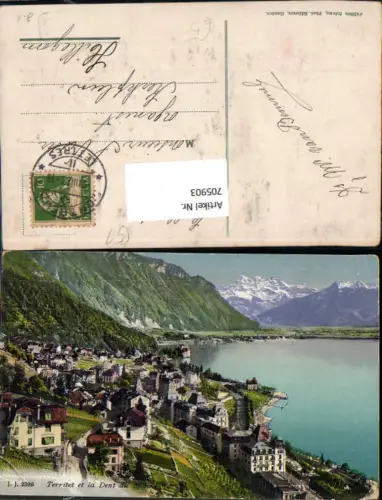 705903 Territet et la Dent du Midi Montreux