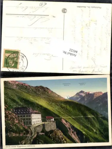 84322,Hotel Eggishorn Detailansicht Kt Wallis