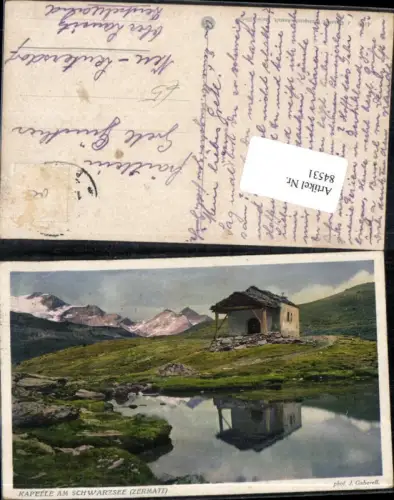 84531,Kapelle am Schwarzsee Zermatt Kt Wallis