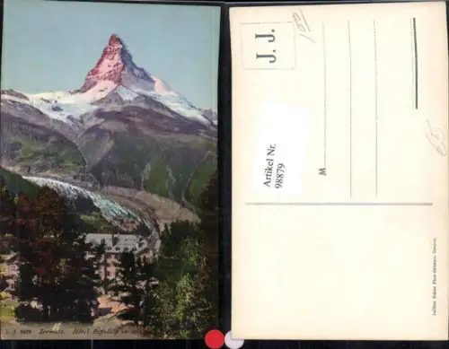 98879,Zermatt Le Cervin Matterhorn Hotel Riffelalp Kt Wallis