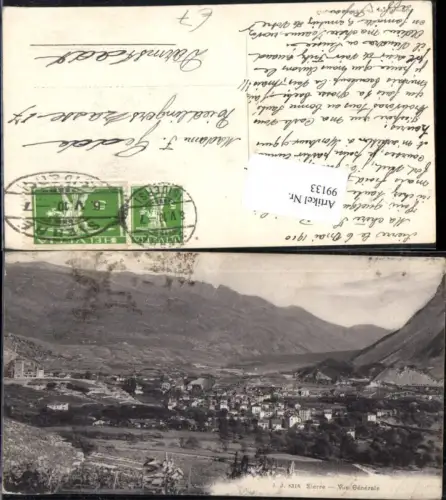 99133,Sierre Vue Generale Kt Wallis