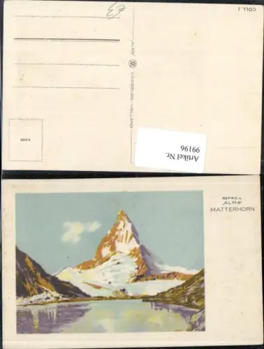 99196,Matterhorn Le Cervin Zermatt Kt Wallis