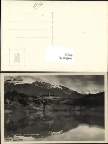 99254,Sierre Lac de Geronde Kt Wallis