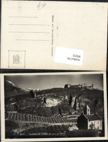 99255,Sion Tourbillon et Chapelle de tous les Saints Kt Wallis