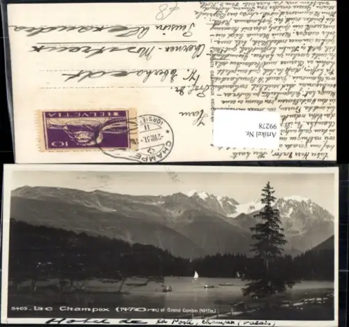 99278,Lac Champex et Grand Combin Kt Wallis