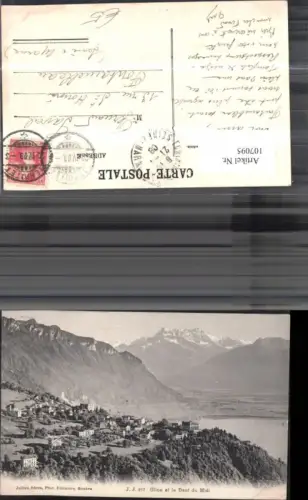 107095,Glion et la Dent du Midi Totale 1903 Kanton Wallis