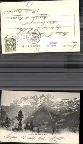 107120,La Dent du Midi Bergansicht Kanton Wallis