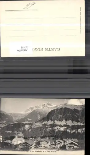 107473,Champery et la Dent du Midi Totale Kanton Wallis