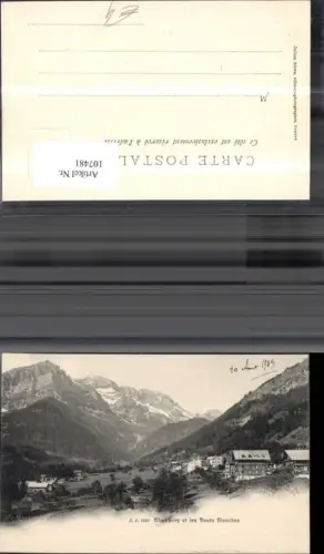 107481,Champery et les Dents Blanches 1983 Kanton Wallis
