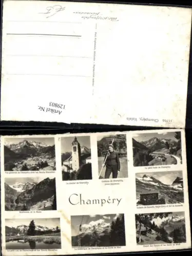 129803,Champery MehrbildAk Kt. Wallis