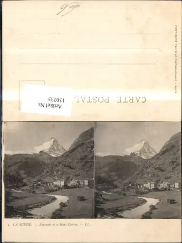 130235,Zermatt et le Mont Cervin MehrbildAk Kt. Wallis