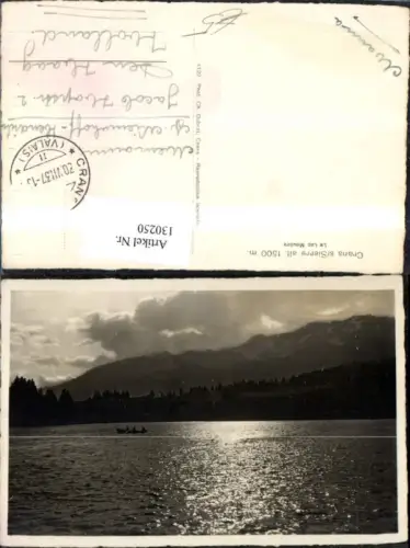 130250,Crans s Sierre Le Lac Moubra Crans Montana Ansicht 1937 Kt. Wallis