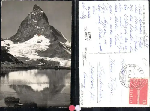 154647,Rifelsee ob Zermatt Matterhorn Kt Wallis