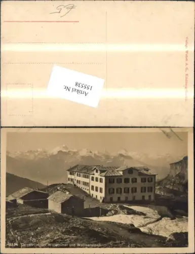 155538,Gemmi Hotel Wildtrubel u. Walliseralpen Leukerbad Kt Wallis