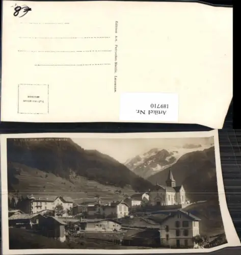 189710,Trient et le Glacier Gletscher Kt Wallis