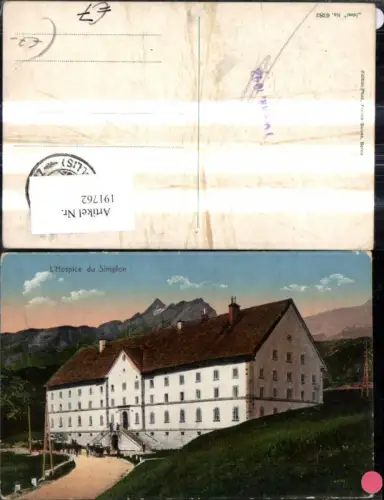 191762,L Hospice du Simplon Kt Wallis