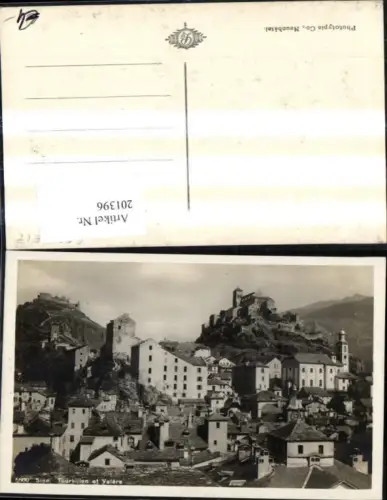 201396,Sion Tourbijlon et Valere Foto Ak Kt Waadt