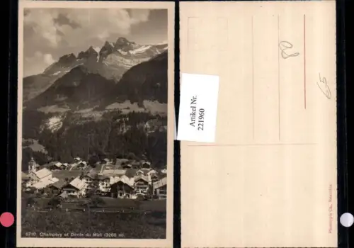 221960,Champery Totale et Dents du Midi Kt Wallis