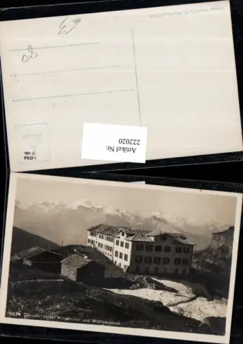 222020,Gemmi Hotel Wildstrubel u. Walliseralpen Kt Wallis