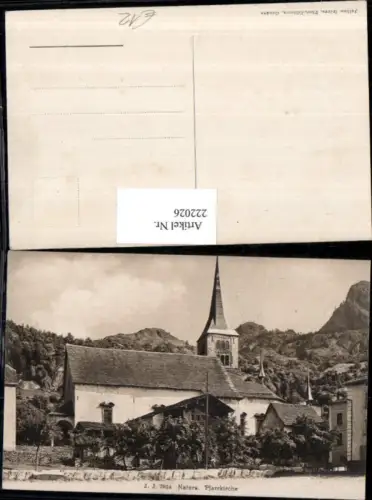 222026,Naters Pfarrkirche Kirche
