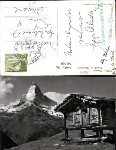 241600,Zermatt Findeln u. Matterhorn Kt Wallis