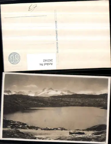 242162,Grimselpasshöhe Totensee See Lac des Morts b. Oberwald Kt Wallis