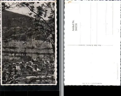 304330,Saint-Maurice Teilansicht Kt Wallis
