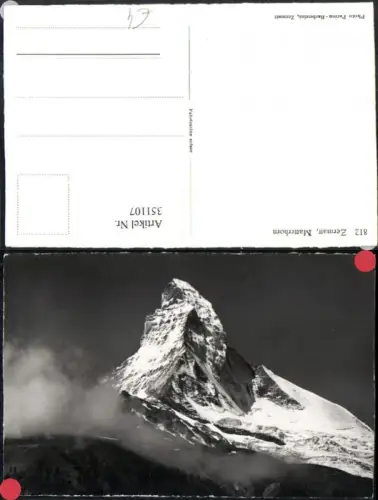 351107,Zermatt Matterhorn Bergkulisse Kt Wallis