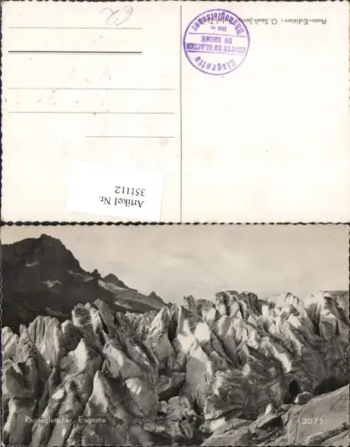 351112,Rhonegletscher Eisgrotte Kt Wallis