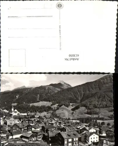 413050,Münster Totale Bergkulisse Kt Wallis
