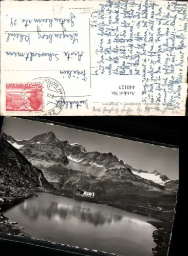 440127,Zermatt Schwarzsee See m. Gabelhörner Bergkulisse Kt Wallis