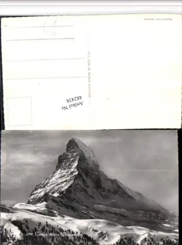 482438,Cervin Matterhorn b. Zermatt Bergkulisse Kt Wallis