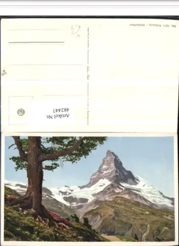 482447,Riffelalp Matterhorn b. Zermatt Bergkulisse Kt Wallis
