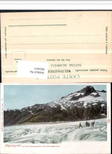 482455,Nägelisgrätli b. Obergoms Gletscher Bergkulisse Kt Wallis