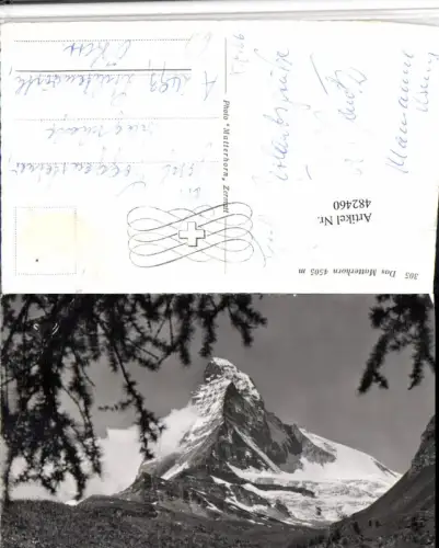 482460,Matterhorn b. Zermatt Bergkulisse Kt Wallis