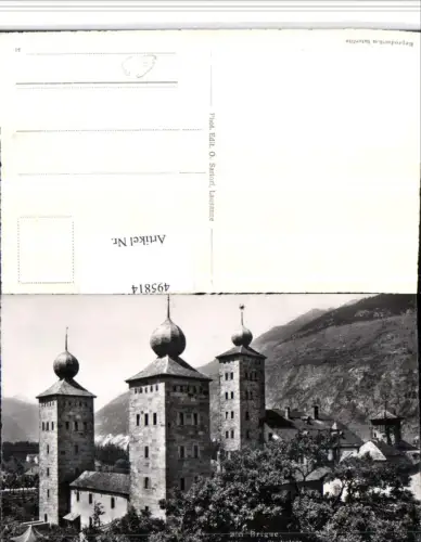 495814,Brigue Chateau de Stockalper Schloss Türme Kt Wallis