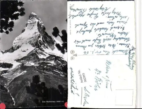 502993,Matterhorn b. Zermatt Bergkulisse Kt Wallis