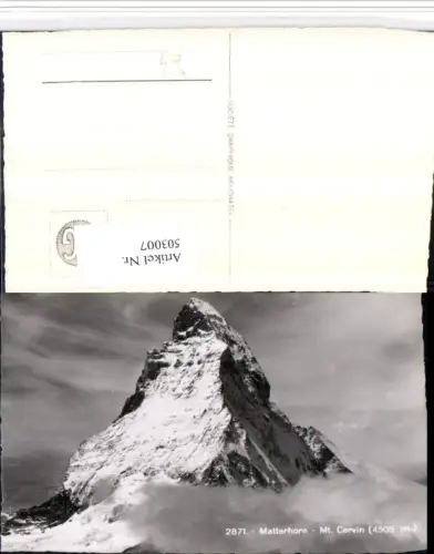 503007,Matterhorn Mount Cervin b. Zermatt Kt Wallis