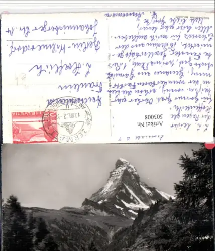 503008,Matterhorn b. Zermatt Bergkulisse Kt Wallis