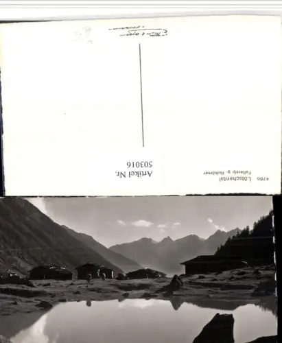 503016,Lötschental Fafleralp geg. Rothörner Bergkulisse Kt Wallis