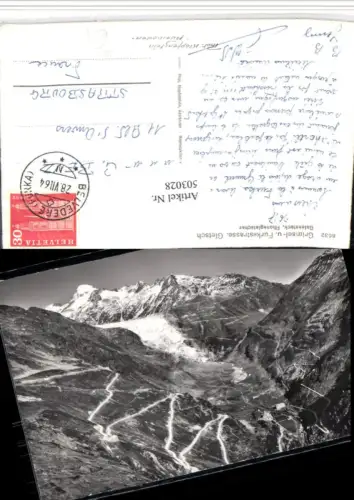 503028,Grimsel- u. Furkastraße b. Gletsch Bergkulisse Kt Wallis