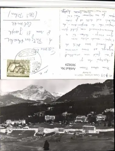 503029,Crans sur Sierre Le Rawhyl Teilansicht Bergkulisse Kt Wallis