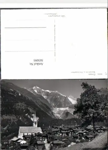 503095,Ernen Totale m. Wannehorn u. Finsteraarhorn Bergkulisse Kt Wallis