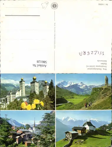 586128,Mehrbild Ak Brig Brig-Glis Stockalperpalast Simplonpass Switzerland