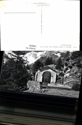 586691,Foto Ak Maria z. Hohen Stiege b. Saas Fee Mischabelgruppe Switzerland